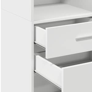 Skříň highboard bílá 45 x 42,5 x 124 cm kompozitní dřevo - obrázek 8