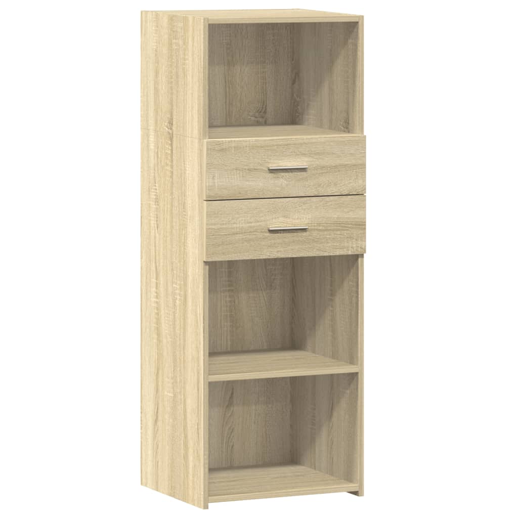 Thumbnail - vidaXL Highboard Sonoma-Eiche 45x42,5x124 cm Holzwerkstoff