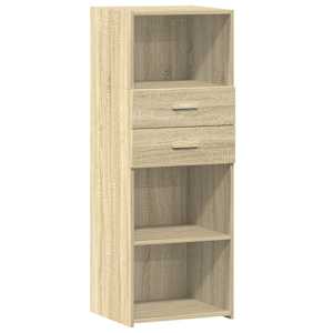 Skříň highboard dub sonoma 45 x 42,5 x 124 cm kompozitní dřevo - obrázek 2