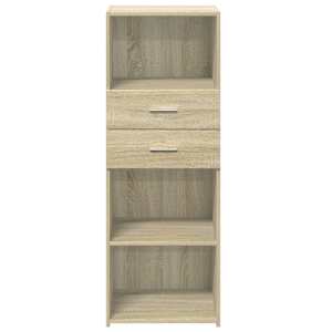 Skříň highboard dub sonoma 45 x 42,5 x 124 cm kompozitní dřevo - obrázek 4