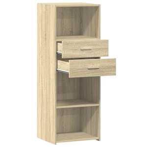 Skříň highboard dub sonoma 45 x 42,5 x 124 cm kompozitní dřevo - obrázek 7