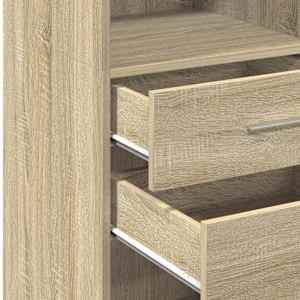 Skříň highboard dub sonoma 45 x 42,5 x 124 cm kompozitní dřevo - obrázek 8