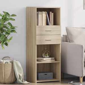 Skříň highboard dub sonoma 45 x 42,5 x 124 cm kompozitní dřevo - obrázek 1