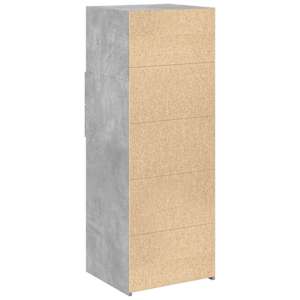 Skříň highboard betonově šedá 45x42,5x124 cm kompozitní dřevo - obrázek 6
