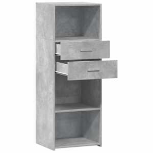 Skříň highboard betonově šedá 45x42,5x124 cm kompozitní dřevo - obrázek 7
