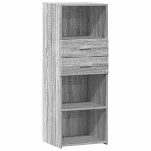 Skříň highboard šedá sonoma 45 x 42,5 x 124 cm kompozitní dřevo - obrázek 2