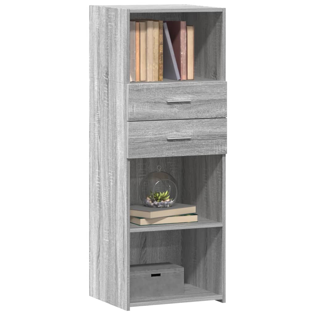Thumbnail - vidaXL Highboard Grau Sonoma 45x42,5x124 cm Holzwerkstoff