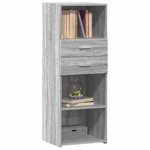 Skříň highboard šedá sonoma 45 x 42,5 x 124 cm kompozitní dřevo - obrázek 3