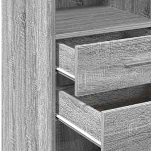 Skříň highboard šedá sonoma 45 x 42,5 x 124 cm kompozitní dřevo - obrázek 8