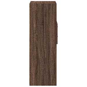 Skříň highboard hnědý dub 45 x 42,5 x 124 cm kompozitní dřevo - obrázek 5
