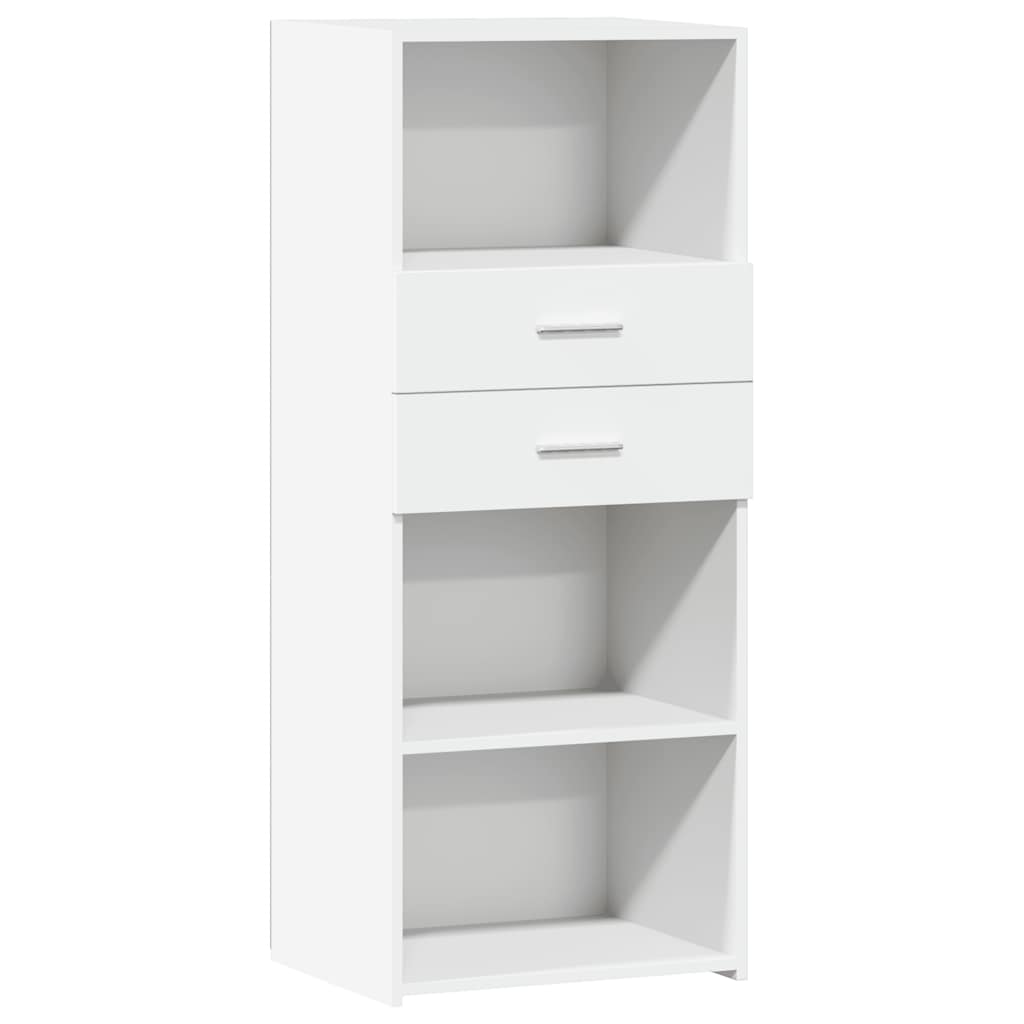 vidaXL Skříň highboard bílá 50 x 42,5 x 124 cm kompozitní dřevo