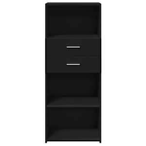 Skříň highboard černá 50 x 42,5 x 124 cm kompozitní dřevo - obrázek 4