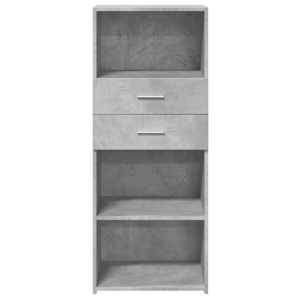 Skříň highboard betonově šedá 50 x 42,5 x 124 kompozitní dřevo - obrázek 4