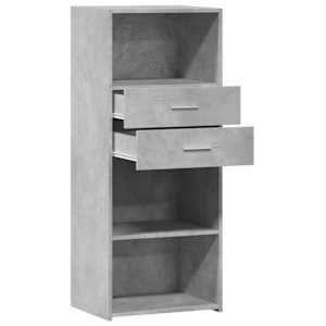 Skříň highboard betonově šedá 50 x 42,5 x 124 kompozitní dřevo - obrázek 7