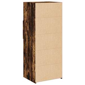 Skříň highboard kouřový dub 50 x 42,5 x 124 cm kompozitní dřevo - obrázek 6