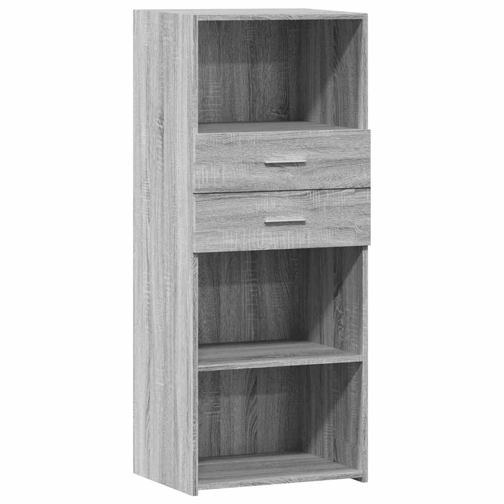 Thumbnail - vidaXL Highboard Grau Sonoma 50x42,5x124 cm Holzwerkstoff