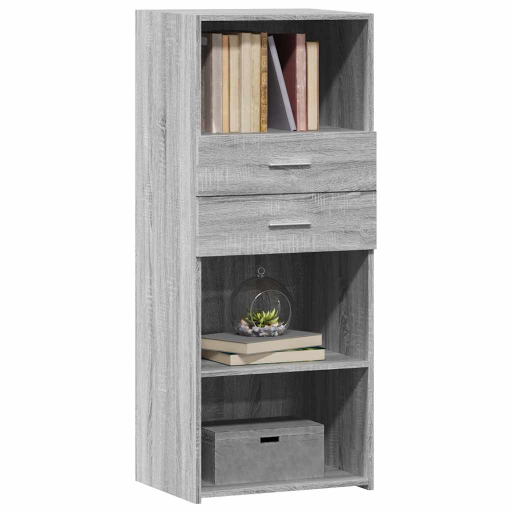 Thumbnail - vidaXL Highboard Grau Sonoma 50x42,5x124 cm Holzwerkstoff