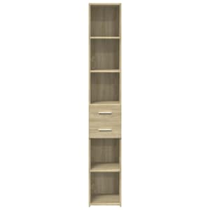Skříň highboard dub sonoma 30 x 42,5 x 185 cm kompozitní dřevo - obrázek 4