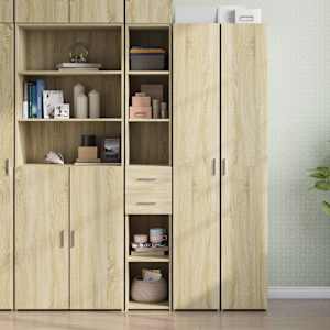 Skříň highboard dub sonoma 30 x 42,5 x 185 cm kompozitní dřevo - obrázek 1