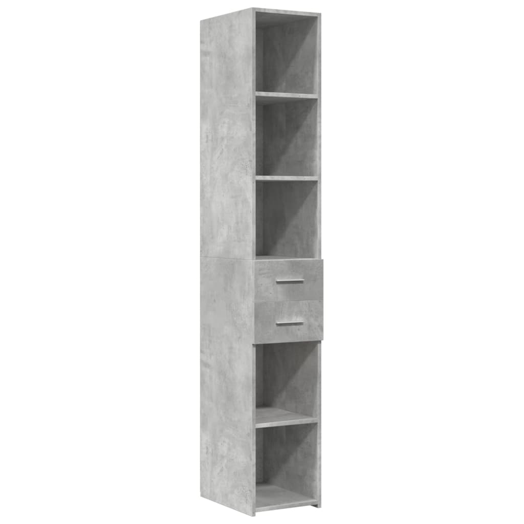 vidaXL Skříň highboard betonově šedá 30x42,5x185 cm kompozitní dřevo