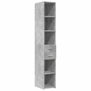 Skříň highboard betonově šedá 30x42,5x185 cm kompozitní dřevo - obrázek 2