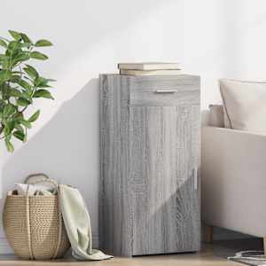 Komoda siva sonoma 40x42,5x93 cm inženirski les