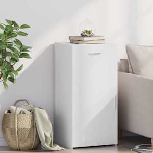 Komoda bela 45x42,5x93 cm inženirski les