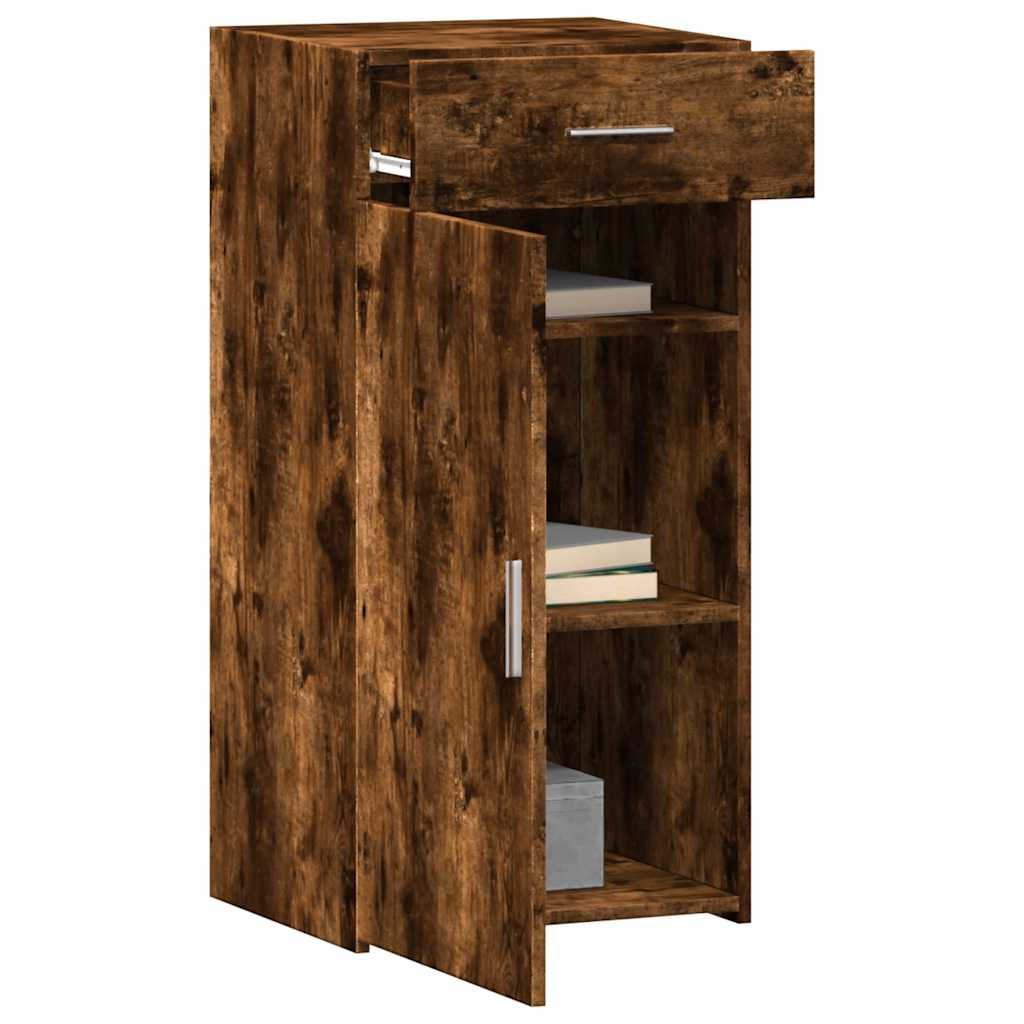 Thumbnail - vidaXL Sideboard Räuchereiche 45x42,5x93 cm Holzwerkstoff