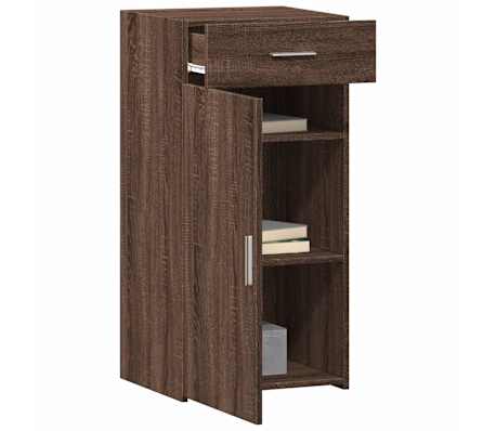 vidaXL Komoda hned&yacute; dub 45x42,5x93 cm spracovan&eacute; drevo