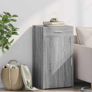 Komoda siva sonoma 50x42,5x93 cm inženirski les