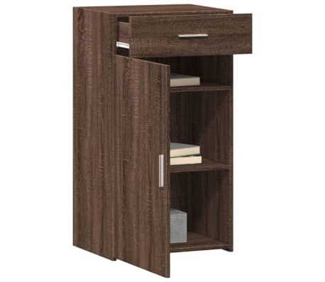 vidaXL Buffet ch&ecirc;ne marron 50x42,5x93 cm bois d'ing&eacute;nierie