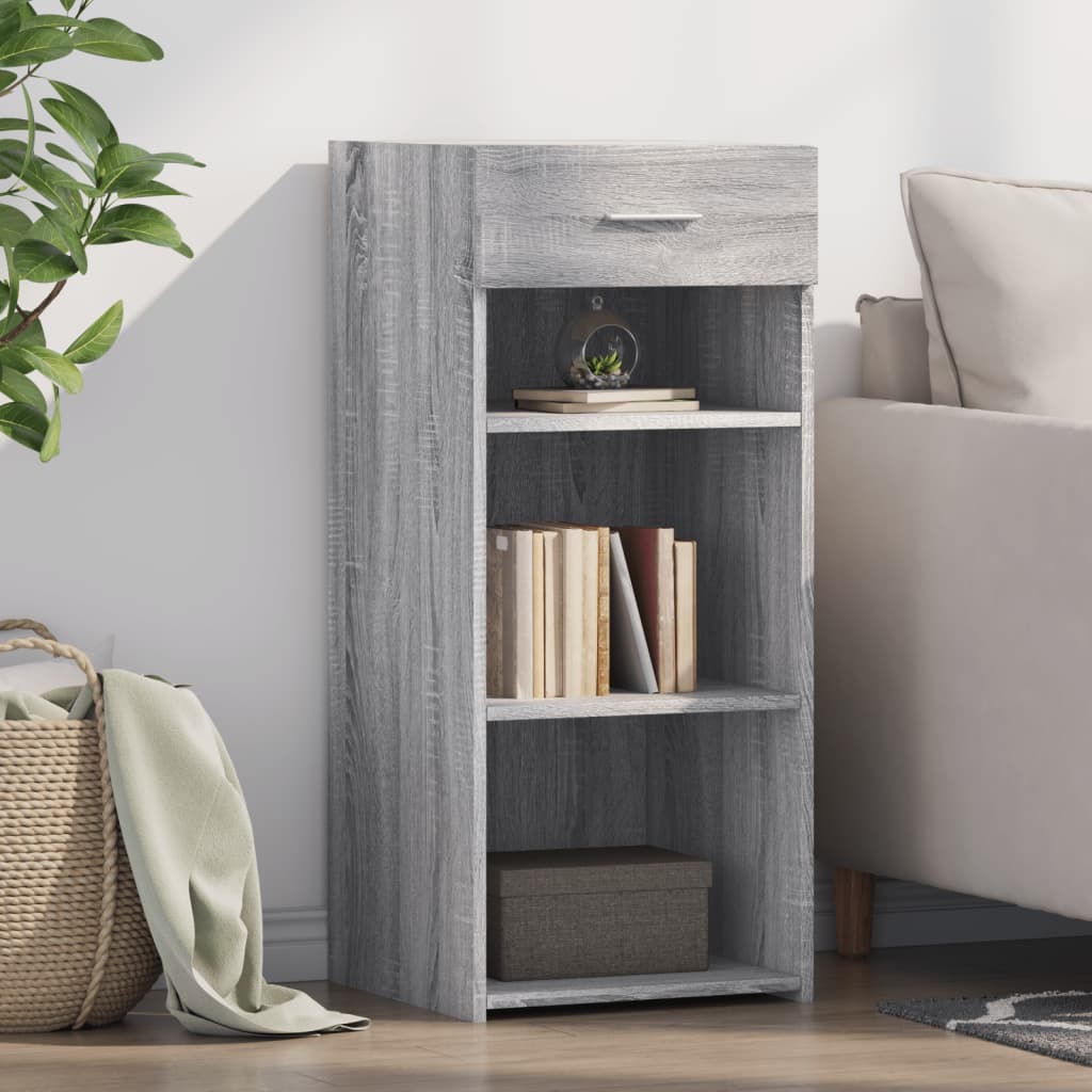 Sideboard Grau Sonoma 40×42,5×93 cm Holzwerkstoff