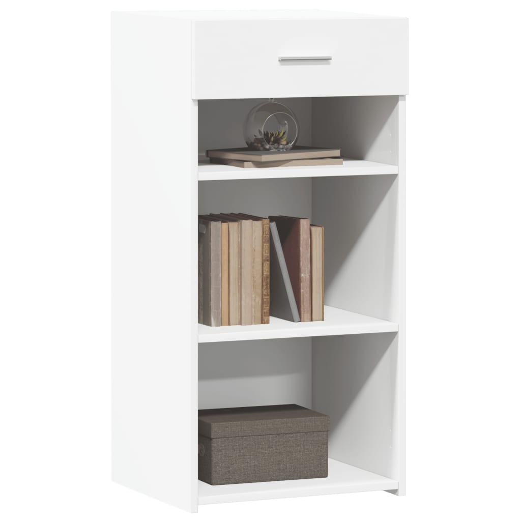 vidaXL Dressoir 45x42,5x93 cm bewerkt hout wit afbeelding