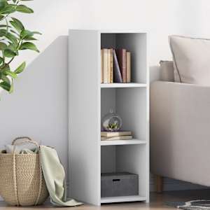 Komoda bela 30x41x93 cm inženirski les