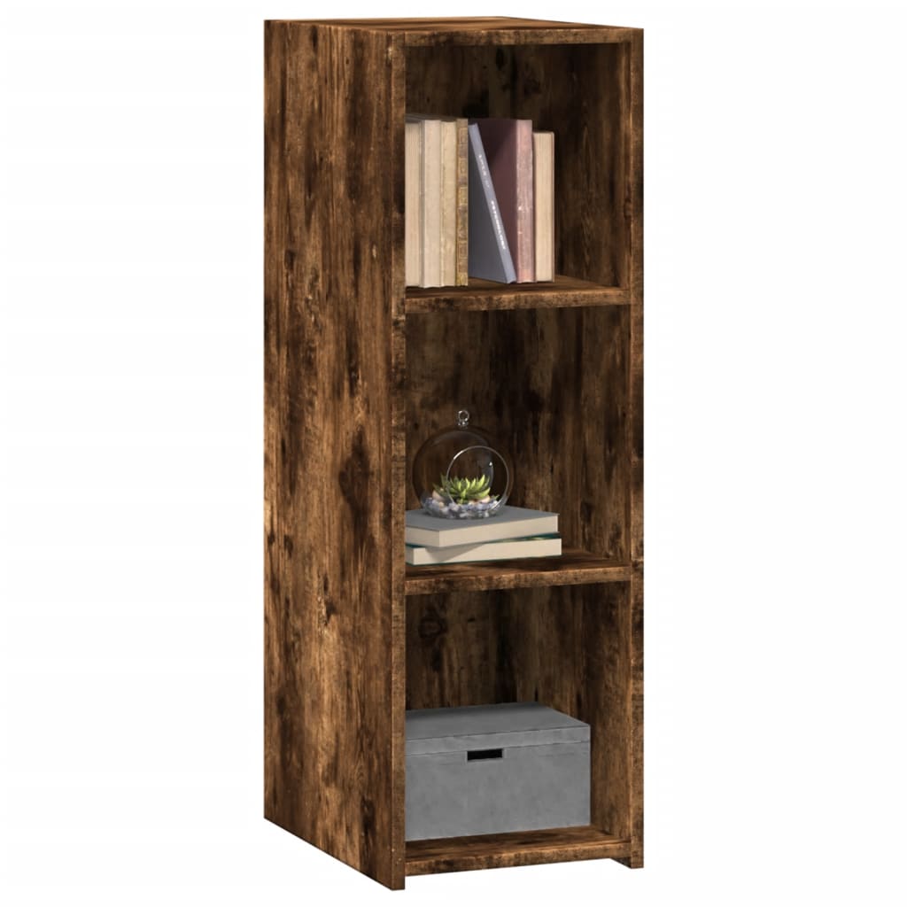 vidaXL Dressoir 30x41x93 cm bewerkt hout gerookt eikenkleurig afbeelding