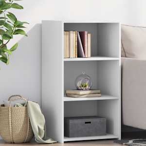 Komoda bela 50x41x93 cm inženirski les