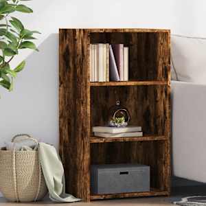 Komoda dimljeni hrast 50x41x93 cm inženirski les