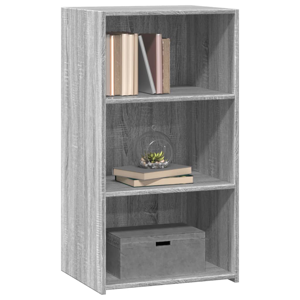 vidaXL Dressoir 50x41x93 cm bewerkt hout grijs sonoma eikenkleurig afbeelding