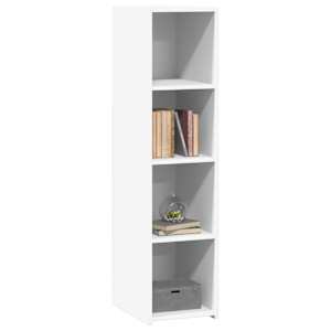 Skříň highboard bílá 30 x 41 x 124 cm kompozitní dřevo - obrázek 3