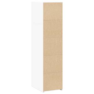 Skříň highboard bílá 30 x 41 x 124 cm kompozitní dřevo - obrázek 6