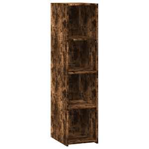 Skříň highboard kouřový dub 30 x 41 x 124 cm kompozitní dřevo - obrázek 2