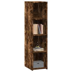 Skříň highboard kouřový dub 30 x 41 x 124 cm kompozitní dřevo - obrázek 3