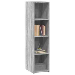 Skříň highboard šedá sonoma 30 x 41 x 124 cm kompozitní dřevo - obrázek 3
