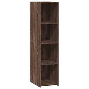 Skříň highboard hnědý dub 30 x 41 x 124 cm kompozitní dřevo - obrázek 2