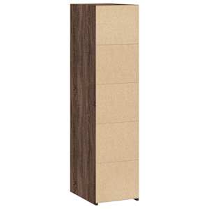 Skříň highboard hnědý dub 30 x 41 x 124 cm kompozitní dřevo - obrázek 6