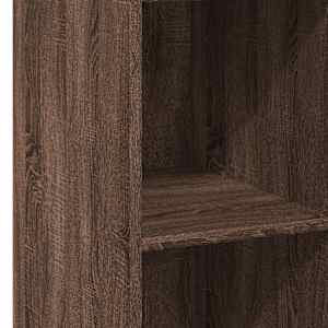 Skříň highboard hnědý dub 30 x 41 x 124 cm kompozitní dřevo - obrázek 7