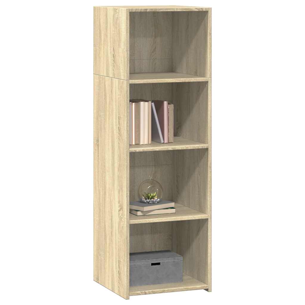 vidaXL Hoge kast 40x41x124 cm bewerkt hout sonoma eikenkleurig afbeelding