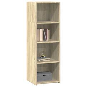 Skříň highboard dub sonoma 40 x 41 x 124 cm kompozitní dřevo - obrázek 3