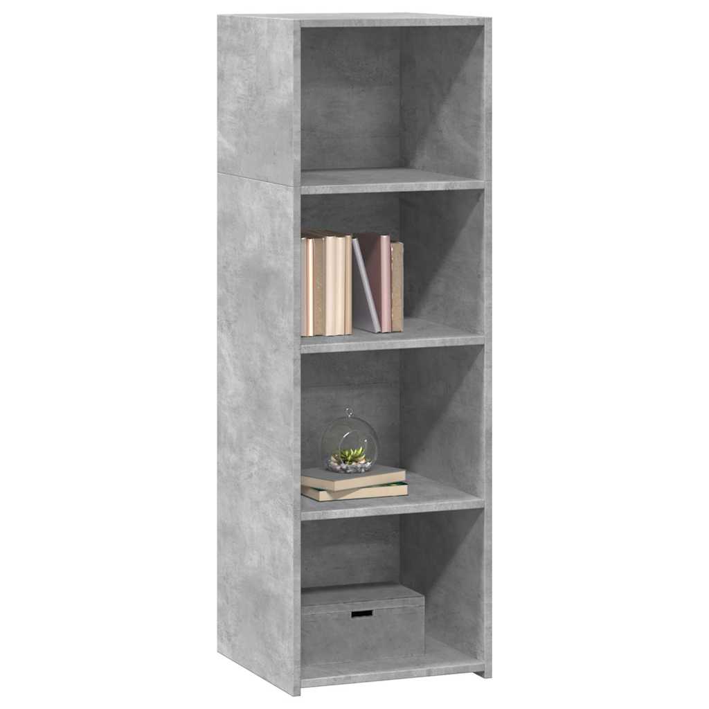 Thumbnail - vidaXL Highboard Betongrau 40x41x124 cm Holzwerkstoff