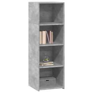 Skříň highboard betonově šedá 40 x 41 x 124 cm kompozitní dřevo - obrázek 3